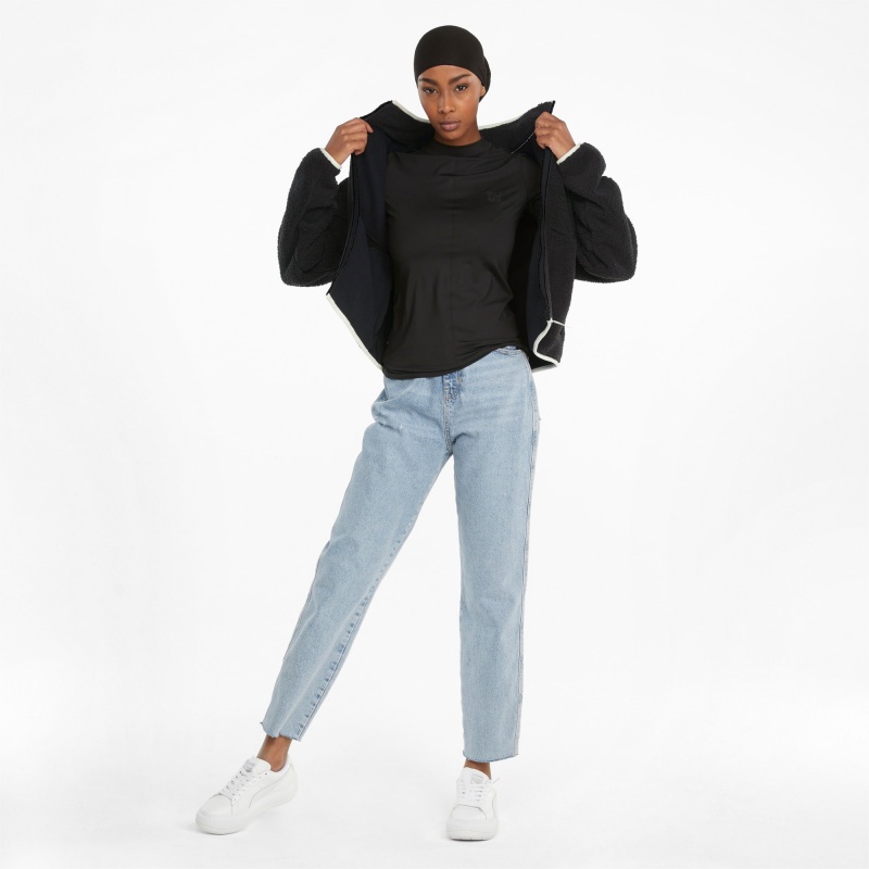 Chamarras Puma CLSX Sherpa Pista Negros | 58160JCEO