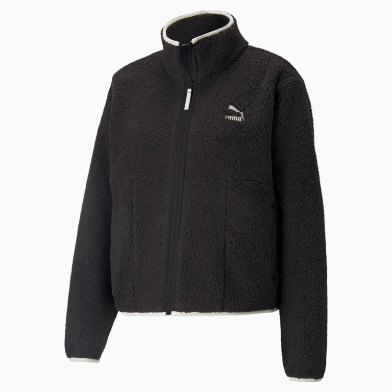 Chamarras Puma CLSX Sherpa Pista Negros | 58160JCEO