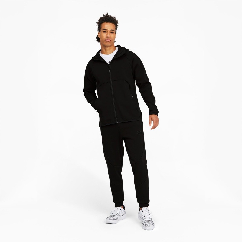 Chamarras Puma Dime Basketball Negros Negros | 36907TRNF