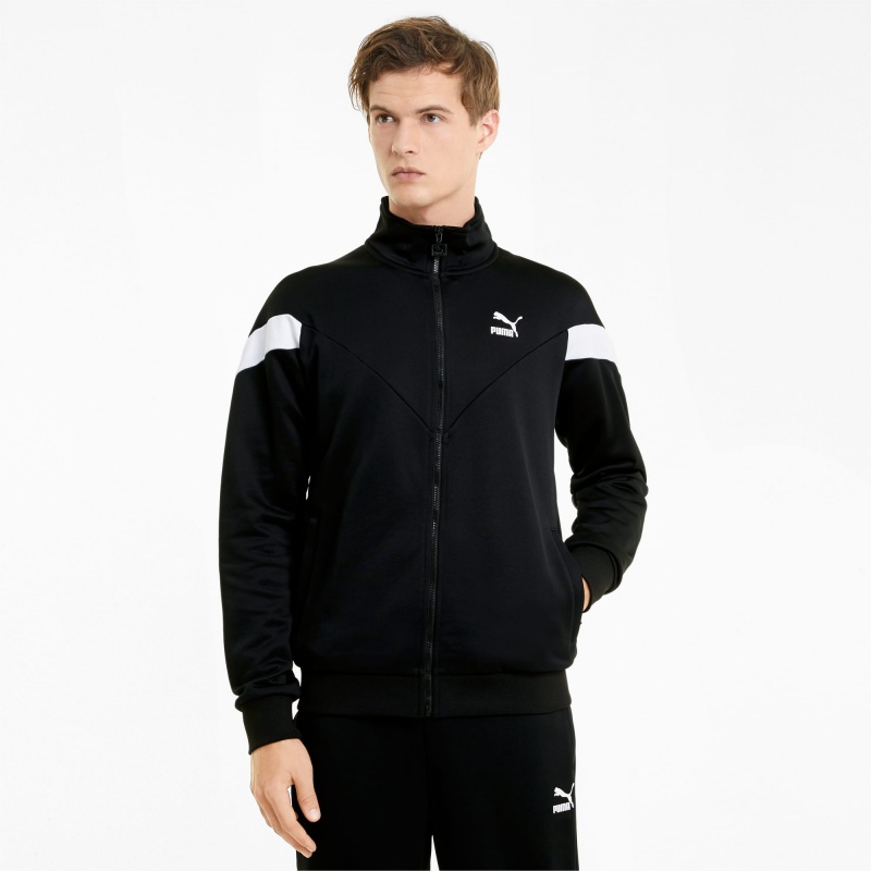Chamarras Puma Iconic MCS Pista Negros | 80943CRQB