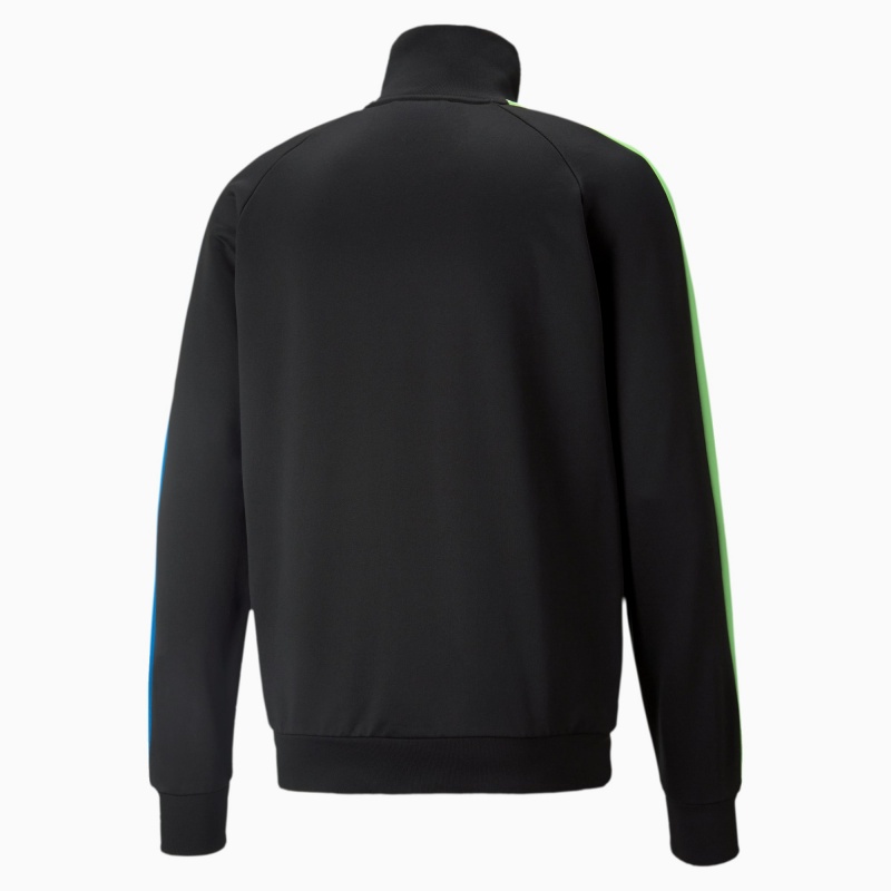 Chamarras Puma Iconic T7 Pista Negros Verdes Azules | 10726CHTF