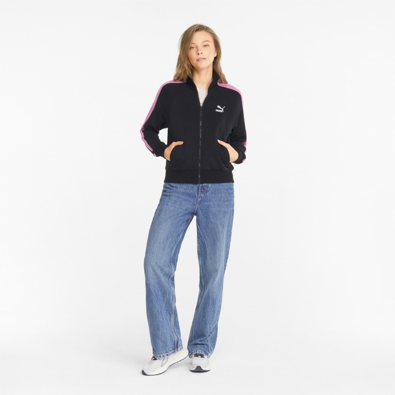 Chamarras Puma Iconic T7 Pista Negros | 13574AQDI