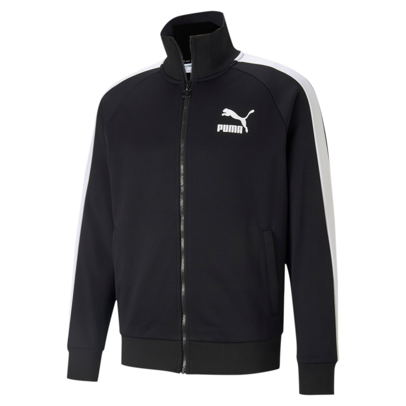 Chamarras Puma Iconic T7 Pista Negros | 45327XJDU