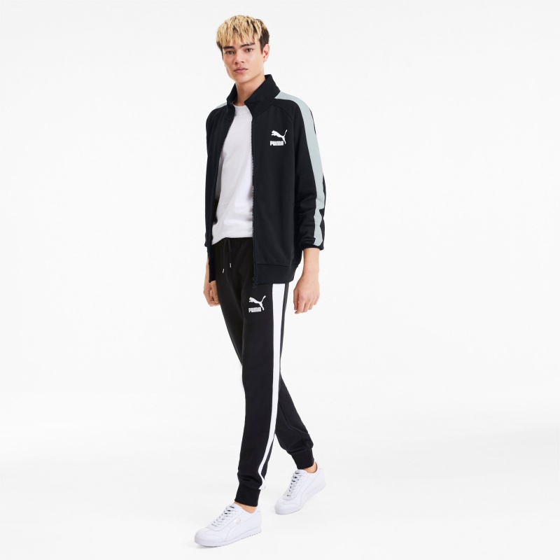 Chamarras Puma Iconic T7 Pista Negros | 86354JRPK