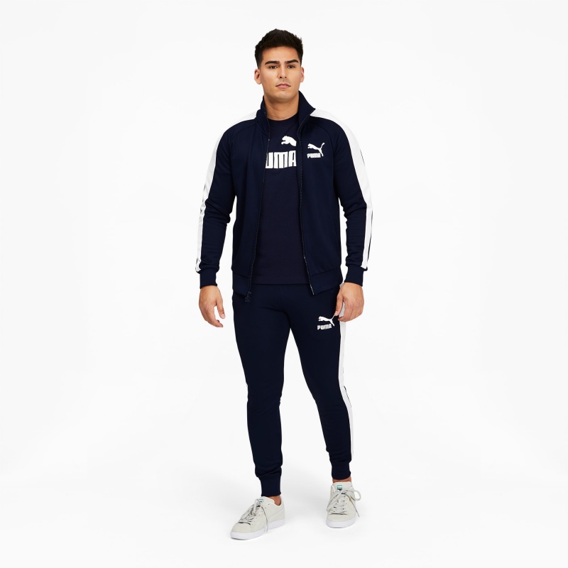 Chamarras Puma Iconic T7 Pista Peacoat | 61293QXHT