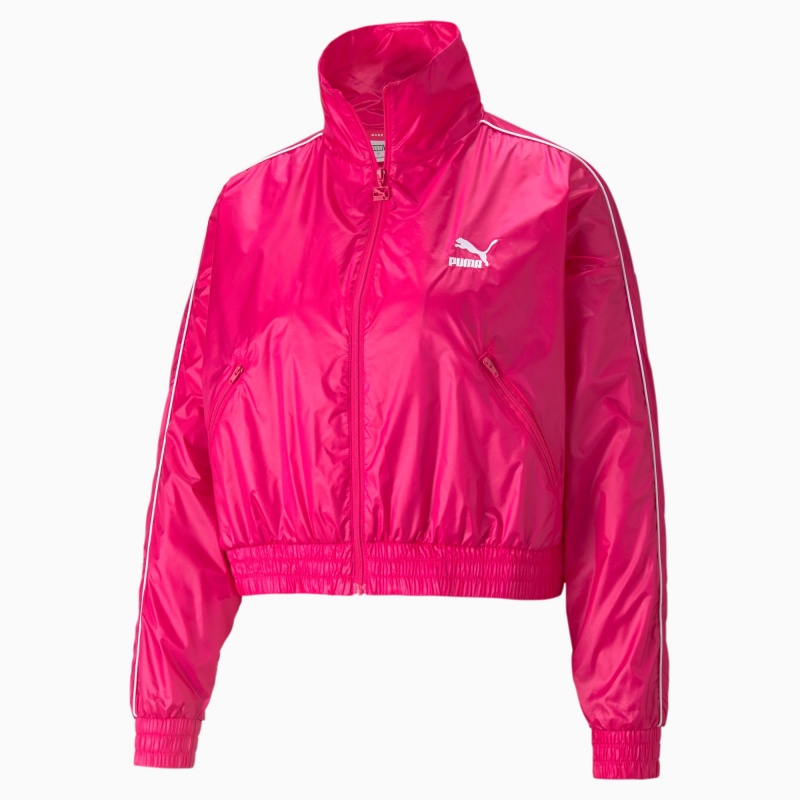 Chamarras Puma Iconic T7 Woven Pista Morados | 25463BSRQ