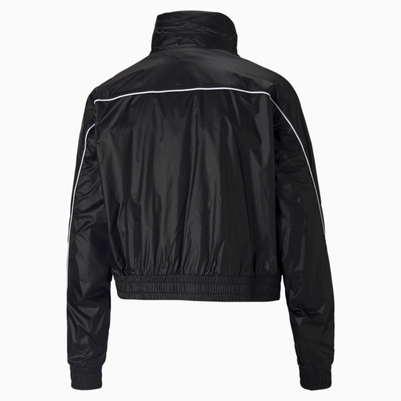 Chamarras Puma Iconic T7 Woven Pista Negros | 62180QNSB