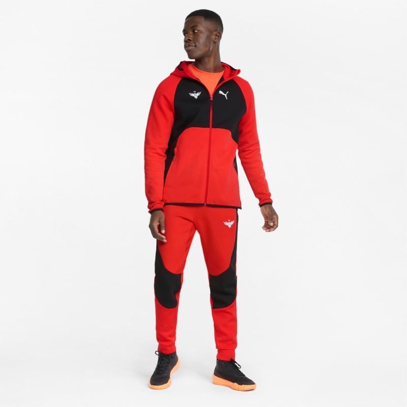 Chamarras Puma Melo Dime Basketball Rojos | 40739GHJZ