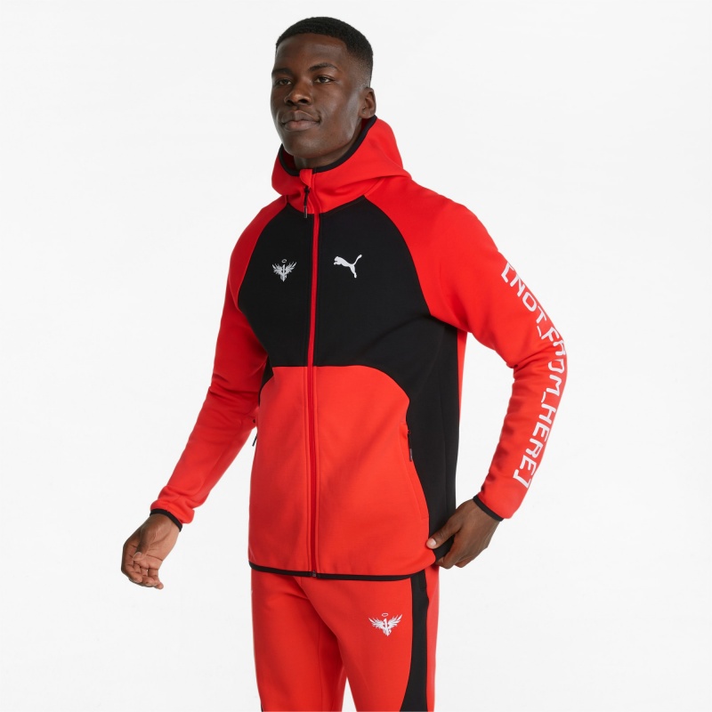 Chamarras Puma Melo Dime Basketball Rojos | 40739GHJZ