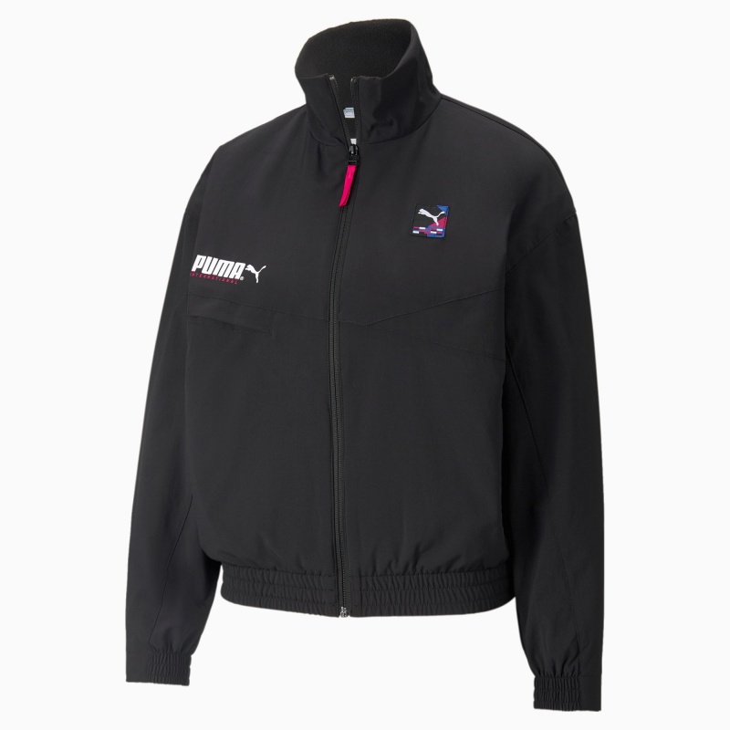 Chamarras Puma PUMA International Pista Negros | 53697JEHF