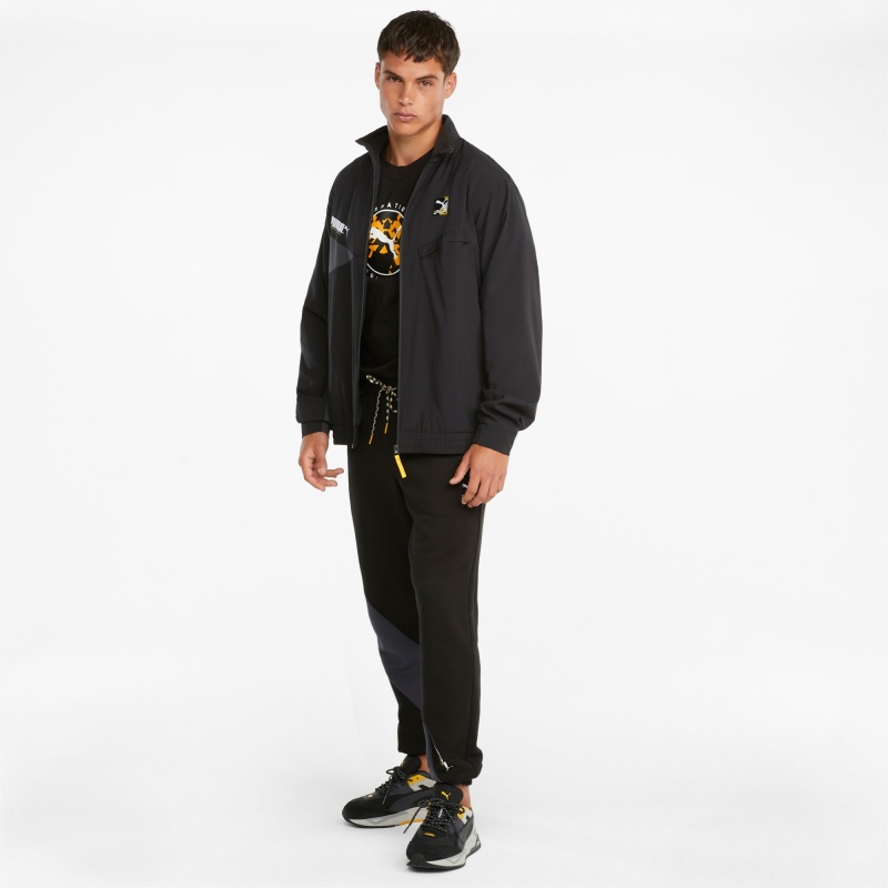 Chamarras Puma PUMA International Winterized Woven Negros | 45739EHQR