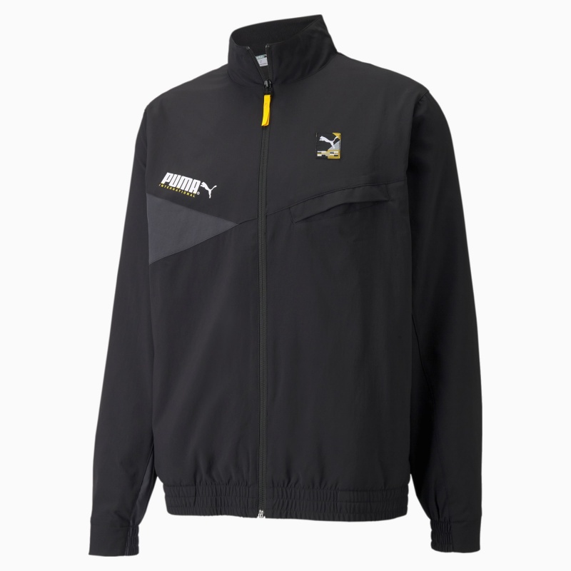 Chamarras Puma PUMA International Winterized Woven Negros | 45739EHQR