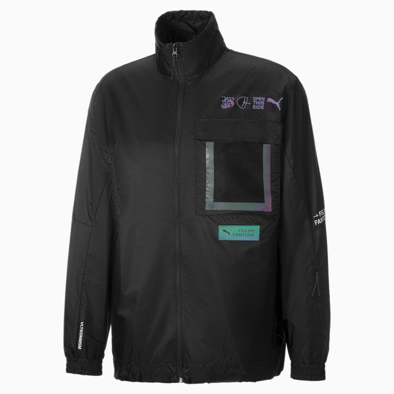 Chamarras Puma PUMA x FELIPE PANTONE Negros | 21807GMTV