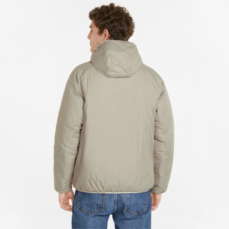 Chamarras Puma PUMA x HELLY HANSEN Reversible Acolchado Verdes | 29874VOJF