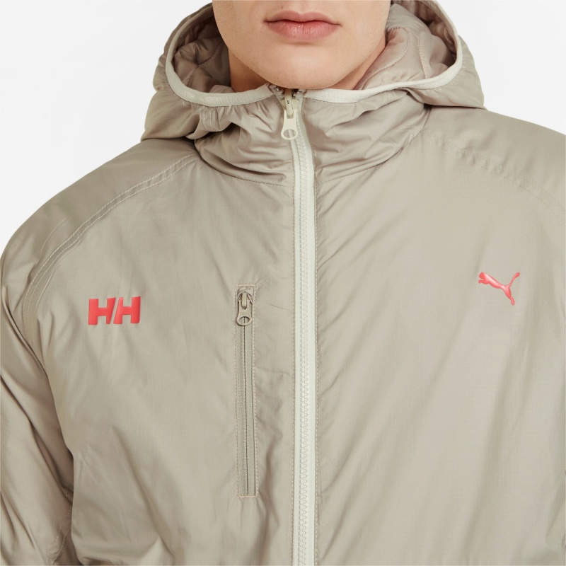 Chamarras Puma PUMA x HELLY HANSEN Reversible Acolchado Verdes | 29874VOJF