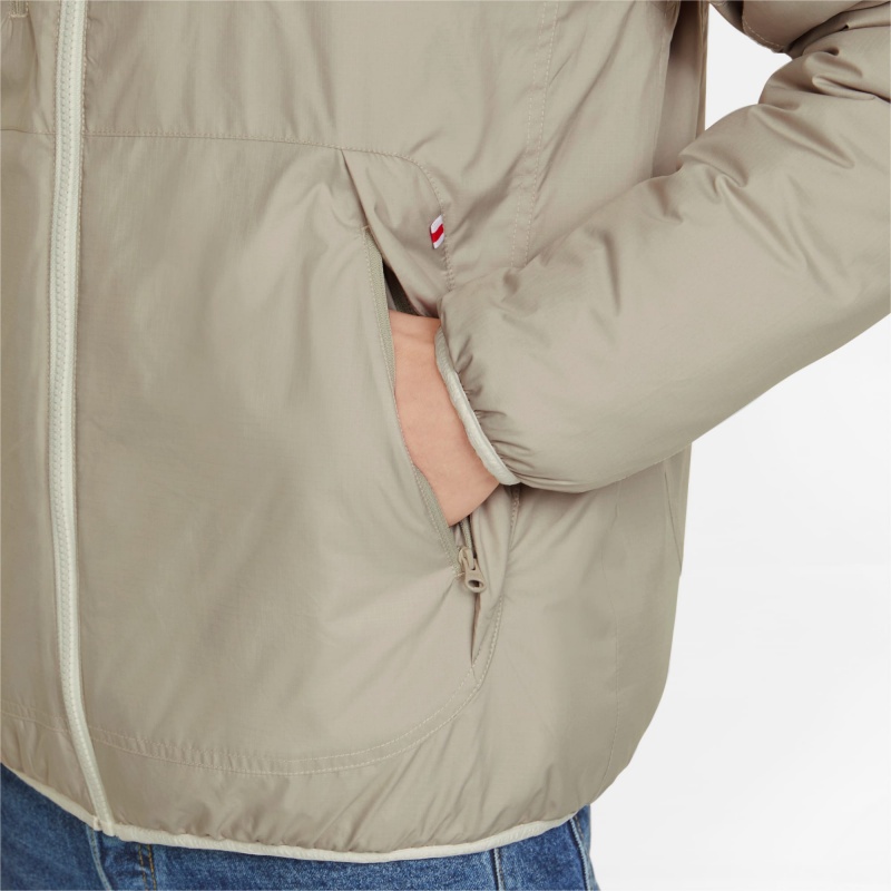 Chamarras Puma PUMA x HELLY HANSEN Reversible Acolchado Verdes | 29874VOJF
