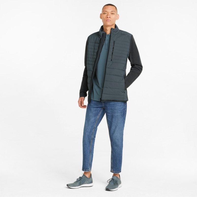 Chamarras Puma Porsche Design Híbrido Azules | 95216BMJW
