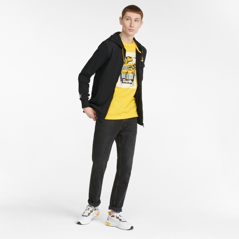 Chamarras Puma Porsche Legacy Encapuchado Sweat Negros | 58190EUPI