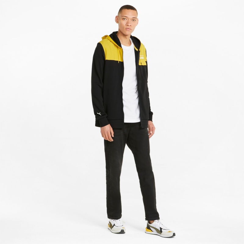 Chamarras Puma Porsche Legacy Encapuchado Sweat Azules | 48602XYSZ