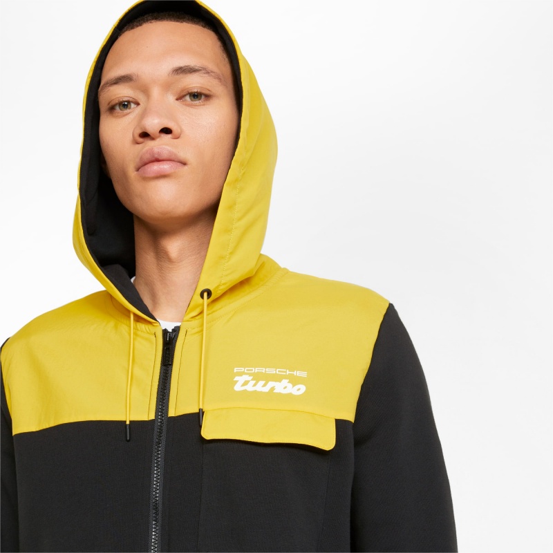 Chamarras Puma Porsche Legacy Encapuchado Sweat Azules | 48602XYSZ