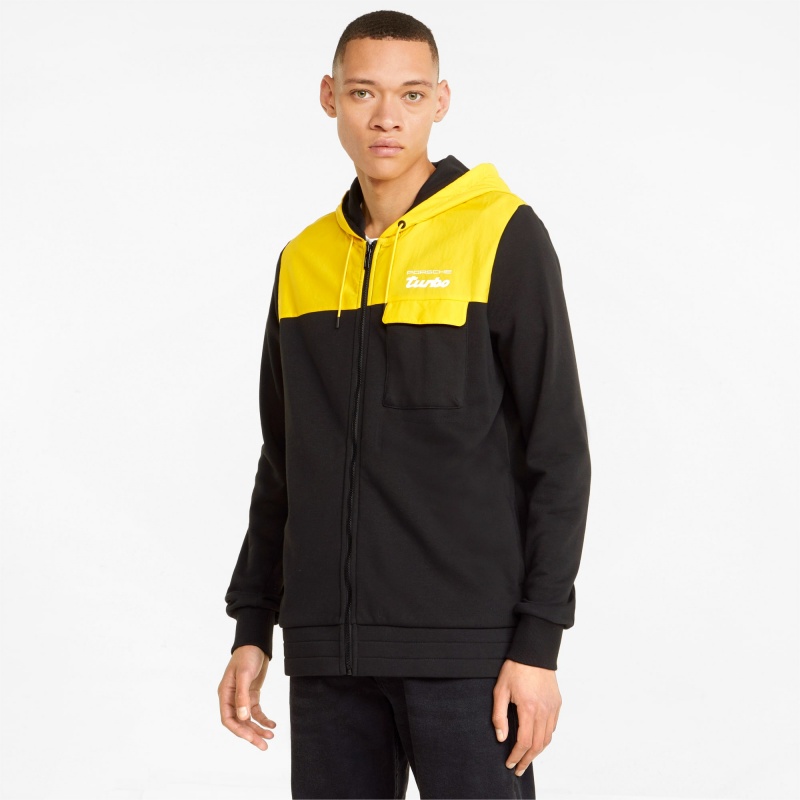 Chamarras Puma Porsche Legacy Encapuchado Sweat Azules | 48602XYSZ