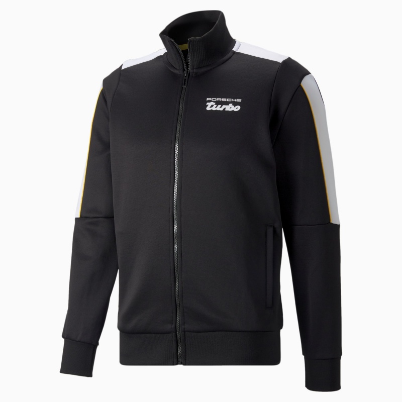 Chamarras Puma Porsche Legacy T7 Pista Negros | 50871LBGQ