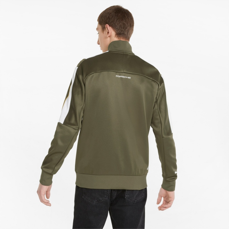 Chamarras Puma Porsche Legacy T7 Pista Verdes Oscuro | 64215LMPX