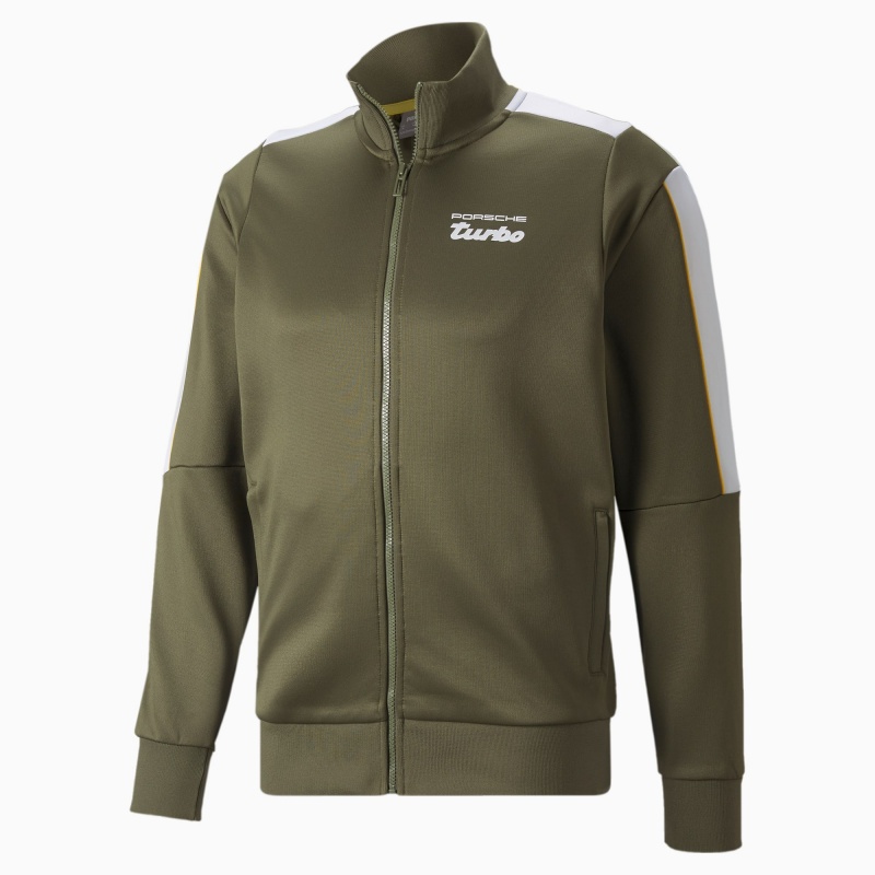 Chamarras Puma Porsche Legacy T7 Pista Verdes Oscuro | 64215LMPX