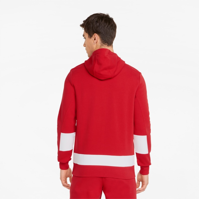 Chamarras Puma Scuderia Ferrari Race Encapuchado Sweat Rosso Corsa | 04796HCTI