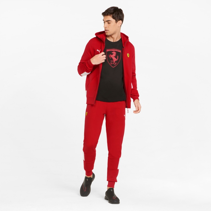 Chamarras Puma Scuderia Ferrari Race Encapuchado Sweat Rosso Corsa | 04796HCTI