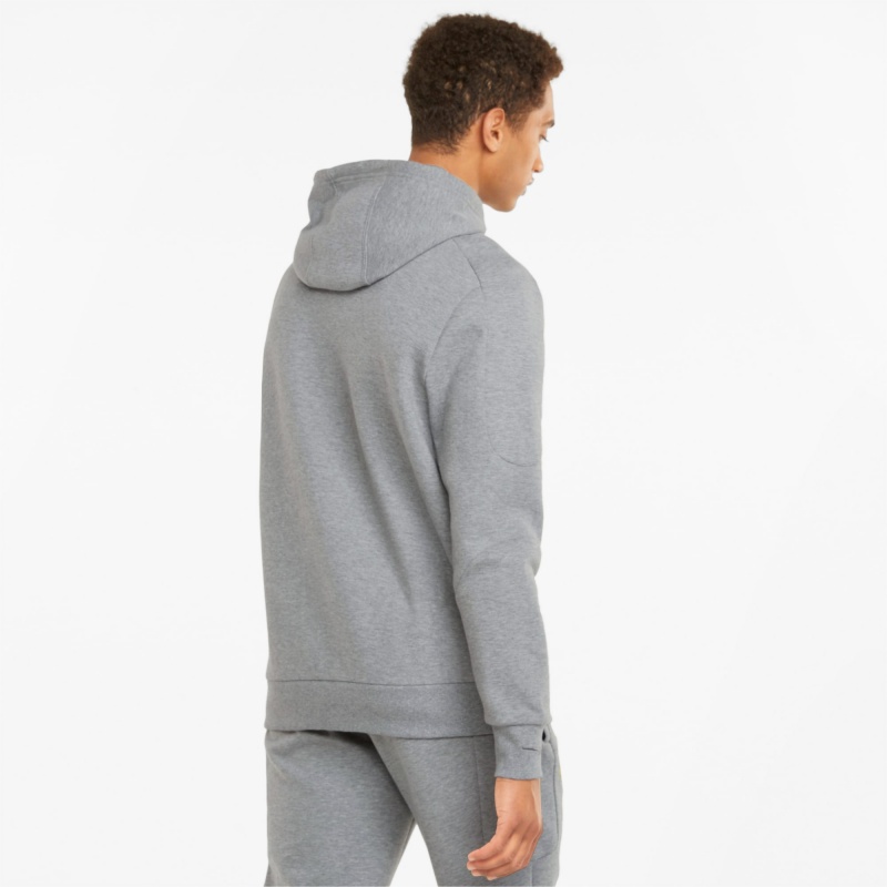 Chamarras Puma Scuderia Ferrari Race Encapuchado Sweat Medium Gray Heather | 28436PXQD