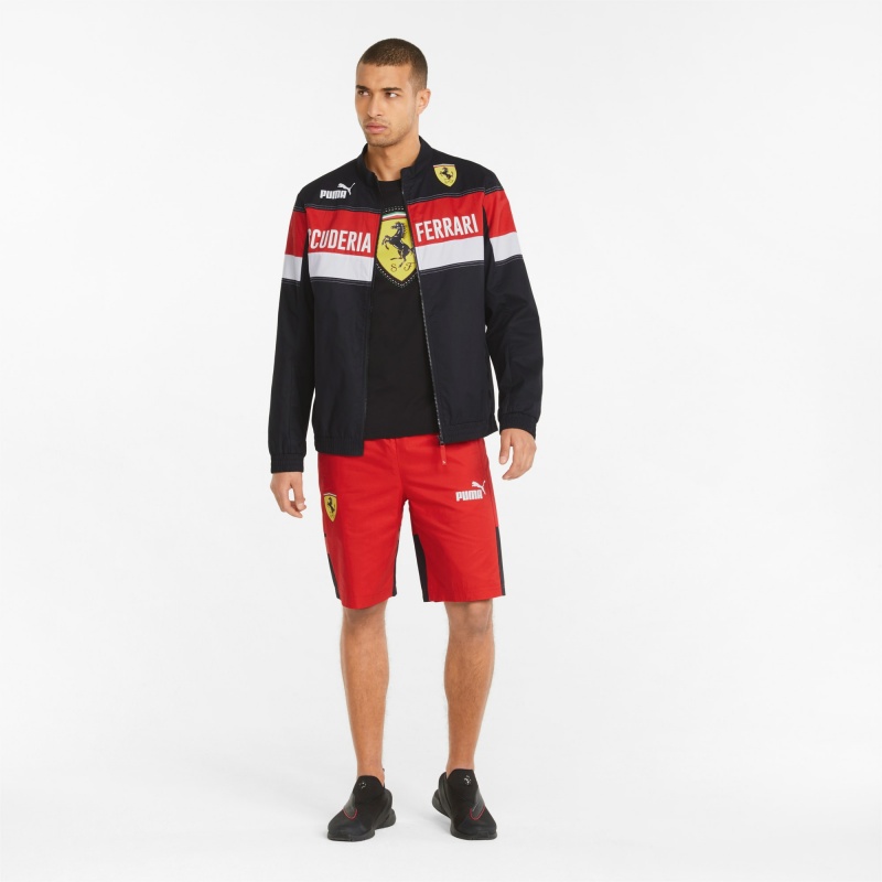 Chamarras Puma Scuderia Ferrari Race SDS Carreras Negros | 48610EKIU