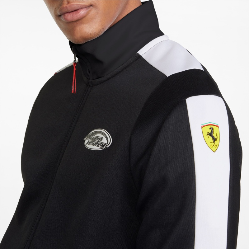 Chamarras Puma Scuderia Ferrari Race T7 Pista Negros | 76192YNFH