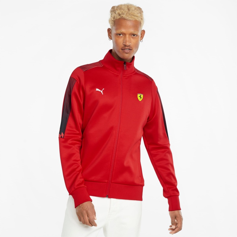 Chamarras Puma Scuderia Ferrari Race T7 Pista Rosso Corsa | 26415OCRZ