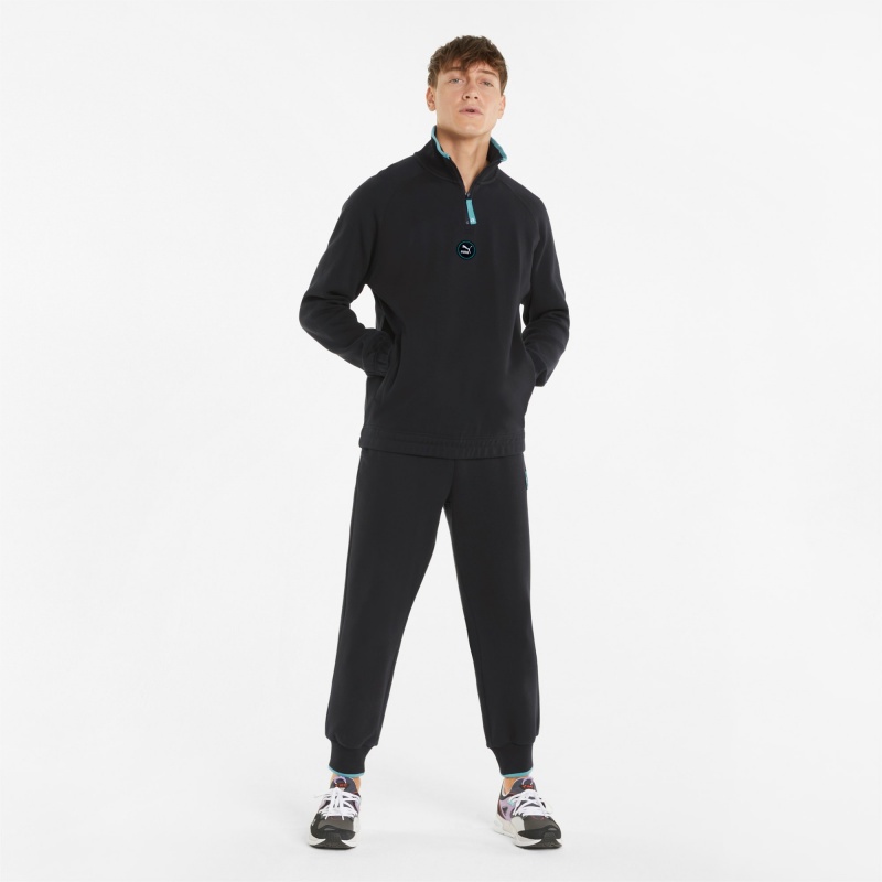 Chamarras Puma Sportswear by PUMA Half-Zip Negros | 98362OGUM