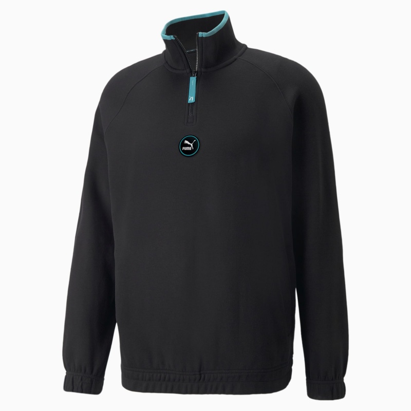 Chamarras Puma Sportswear by PUMA Half-Zip Negros | 98362OGUM