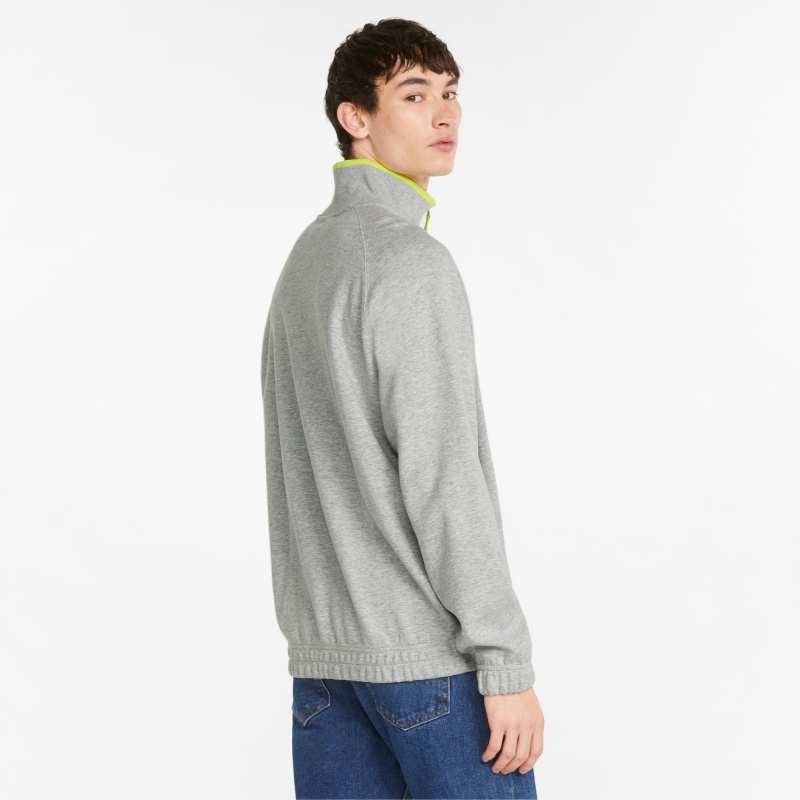 Chamarras Puma Sportswear by PUMA Half-Zip Azules | 95063MKGT