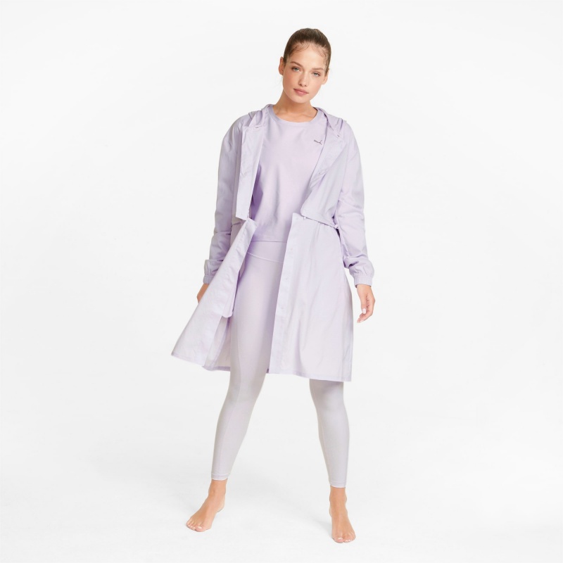 Chamarras Puma Studio Convert Flow Entrenamiento Lavanda | 94513DPQE