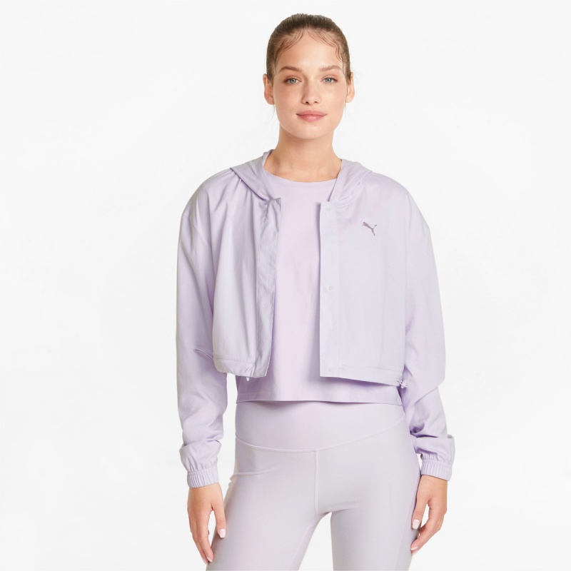 Chamarras Puma Studio Convert Flow Entrenamiento Lavanda | 94513DPQE