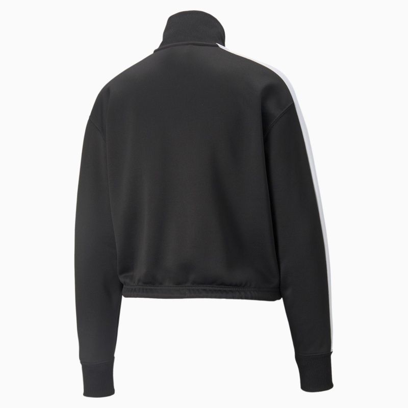 Chamarras Puma T7 Crop Pista Negros | 10528CPQV
