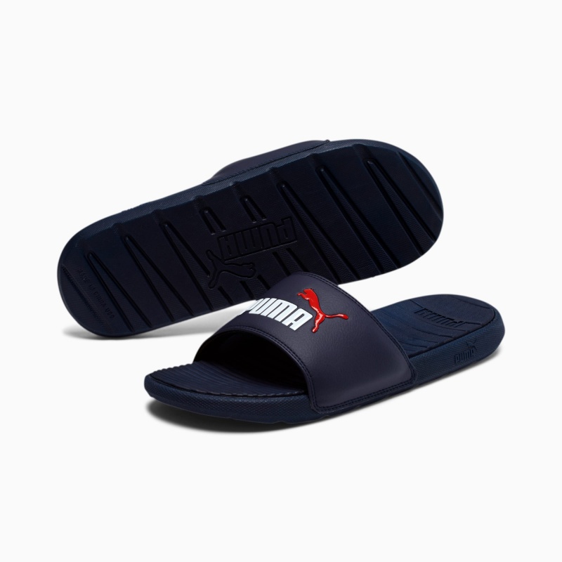 Chanclas Puma Cool Cat Blancos Rojos | 13650OIMX