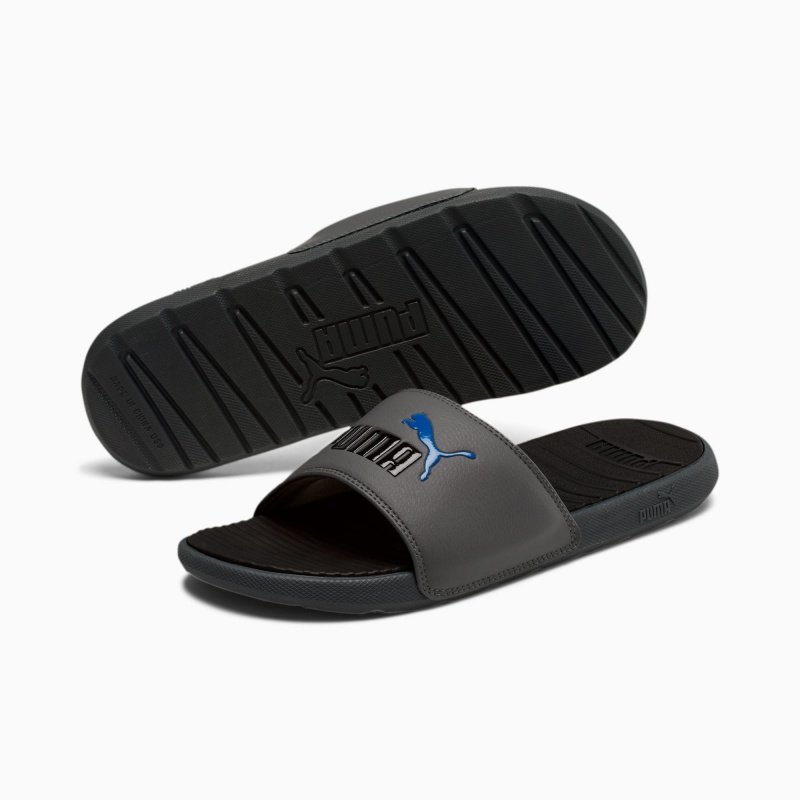 Chanclas Puma Cool Cat Negros Azules | 42698PQNE