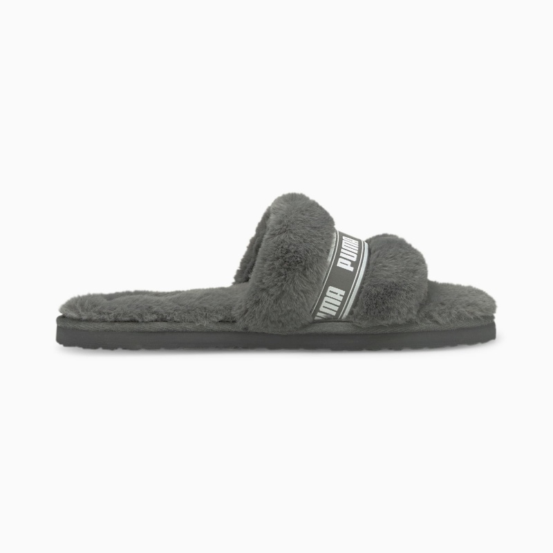 Chanclas Puma Fluff Blancos | 06135WQFE