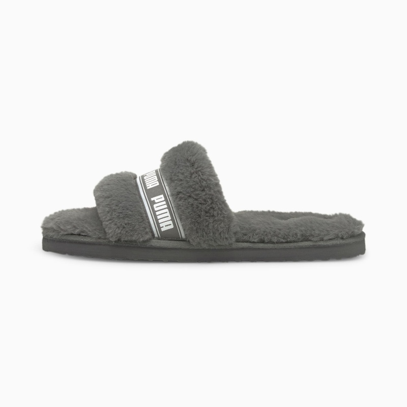 Chanclas Puma Fluff Blancos | 06135WQFE