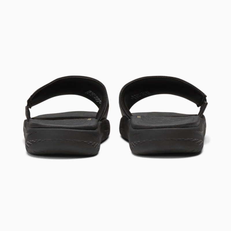 Chanclas Puma Softride Negros Dorados | 98150VNOE