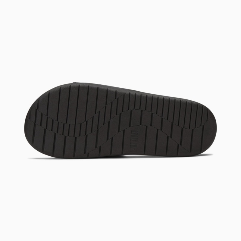Chanclas Puma Softride Negros Dorados | 98150VNOE