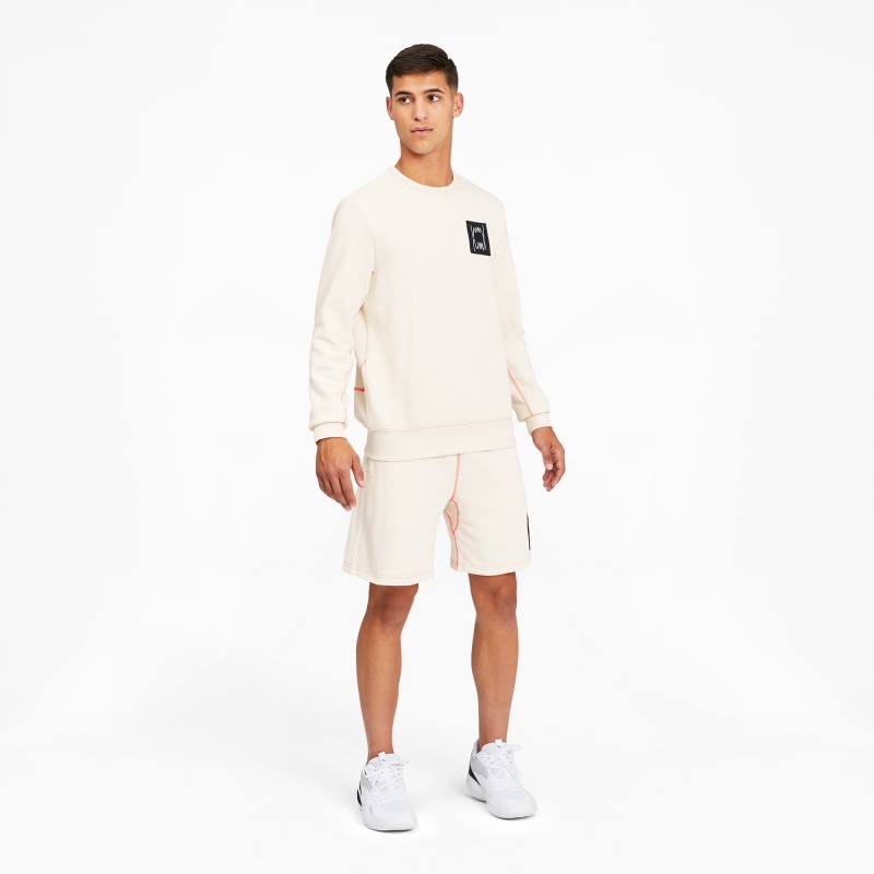 Crew Puma Pivot Basketball Blancos | 85439QXVU