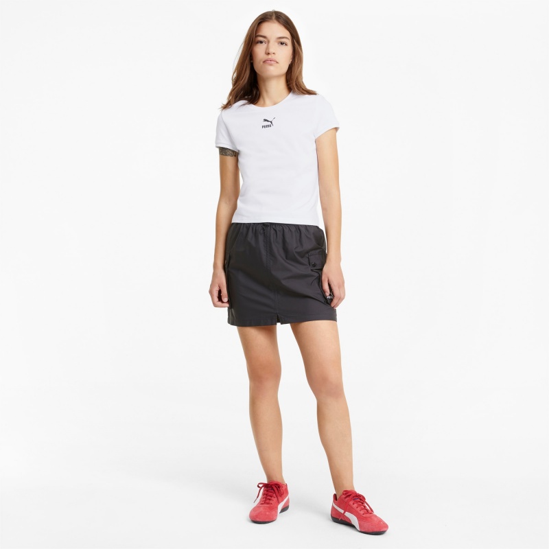 Fitted Tee Puma Classics Blancos | 13785TZLH