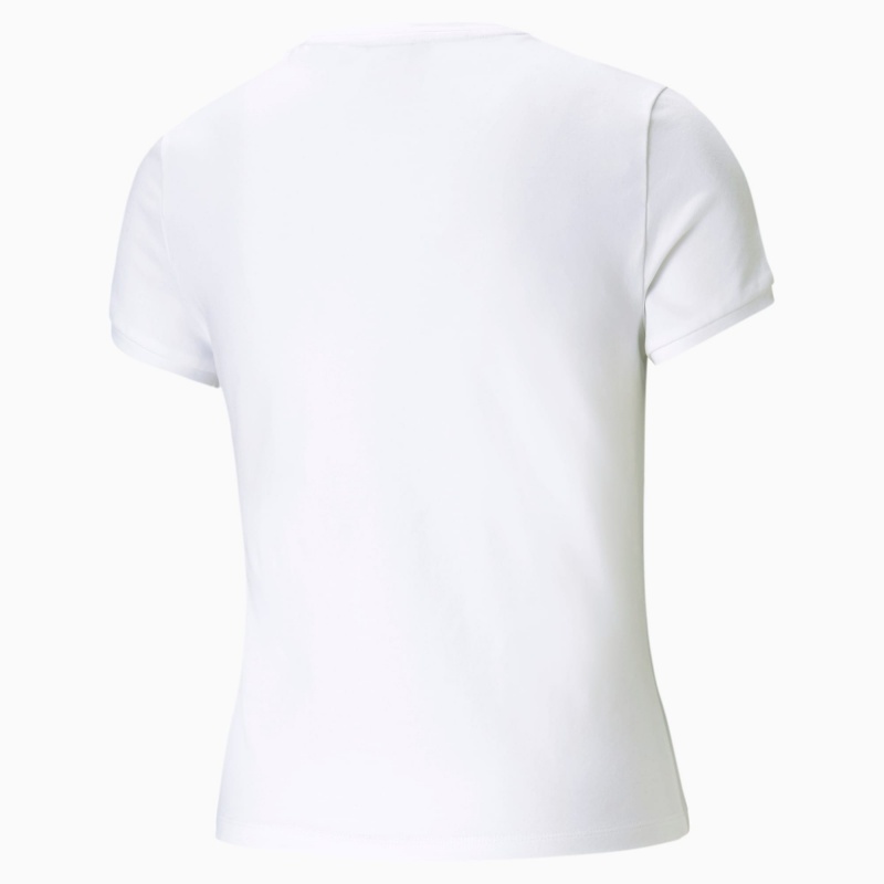 Fitted Tee Puma Classics Blancos | 13785TZLH