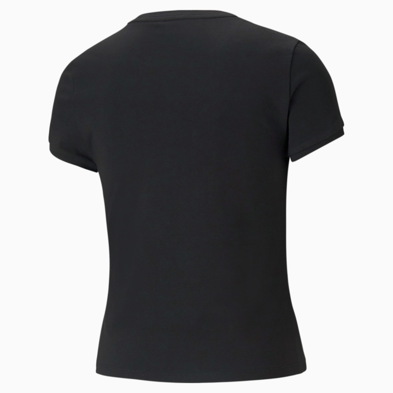 Fitted Tee Puma Classics Negros | 60924COBV